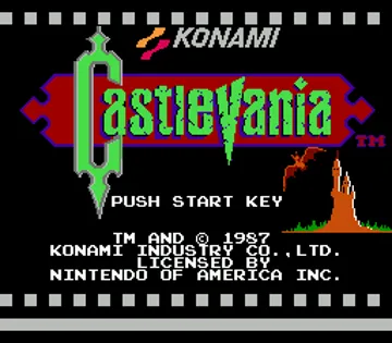 Castlevania (USA) (Rev 1) screen shot title